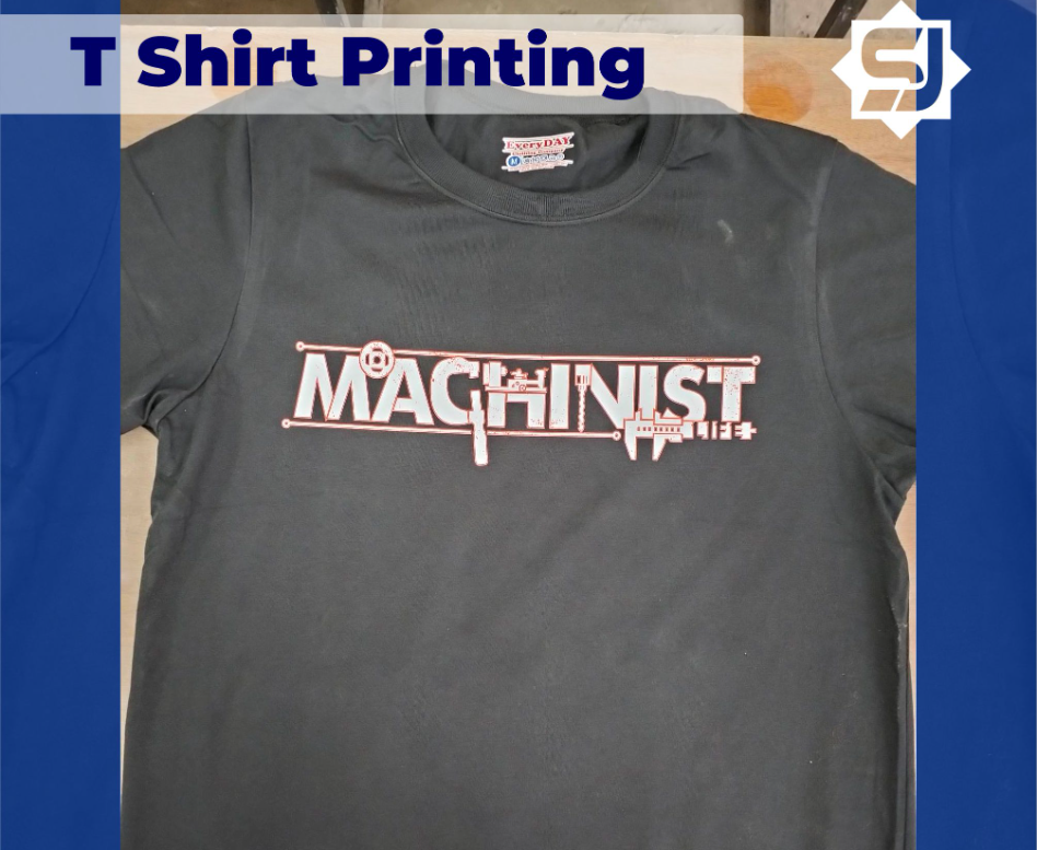 Black & White Custom T-Shirt Printing Design